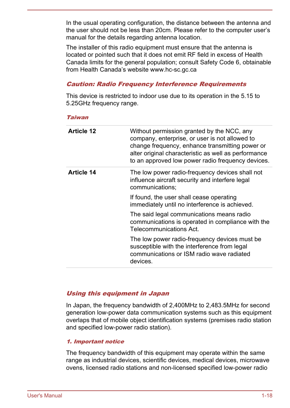 Toshiba Portege Z930-F User Manual | Page 21 / 132