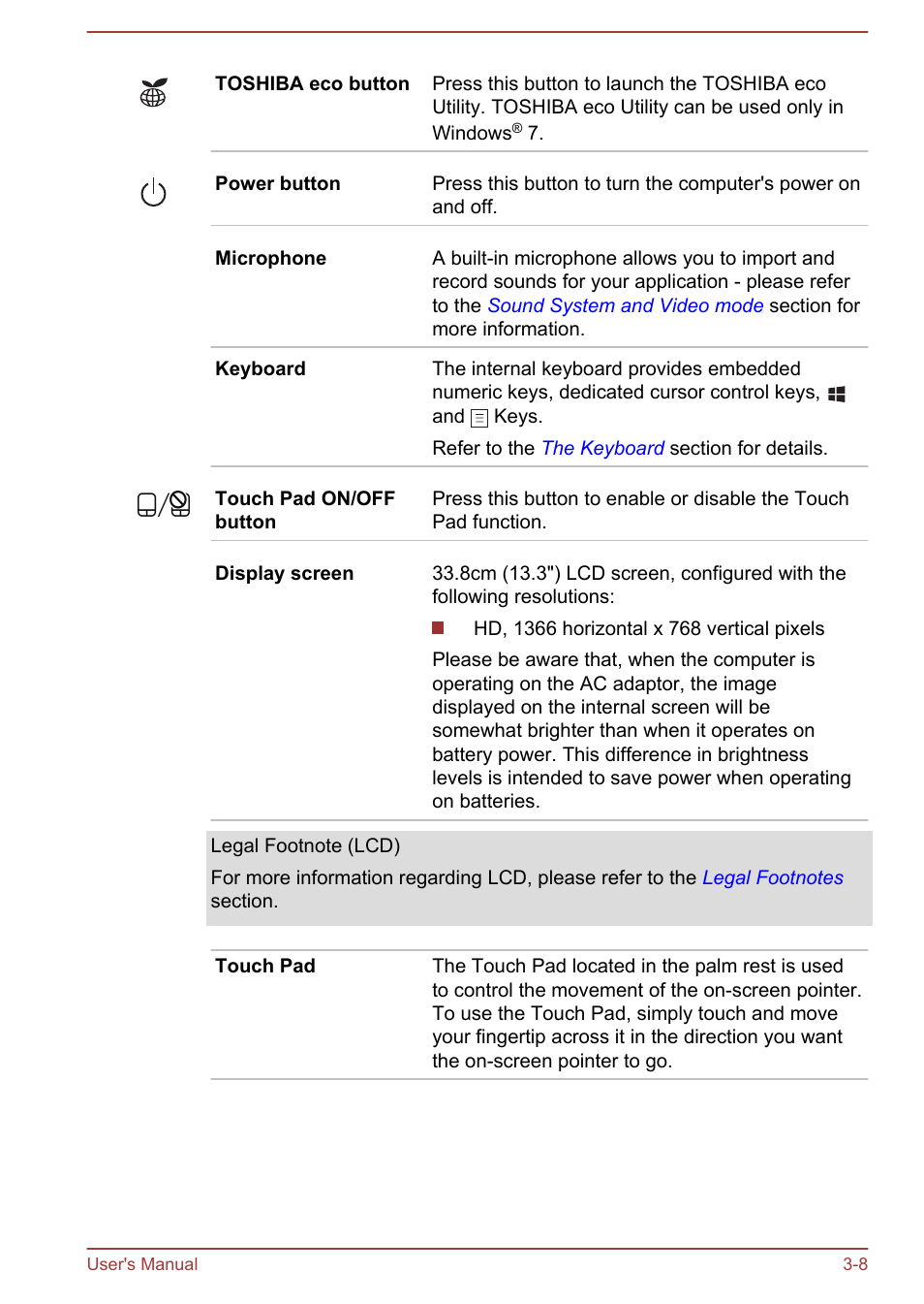 Toshiba Portege Z930-F User Manual | Page 46 / 132