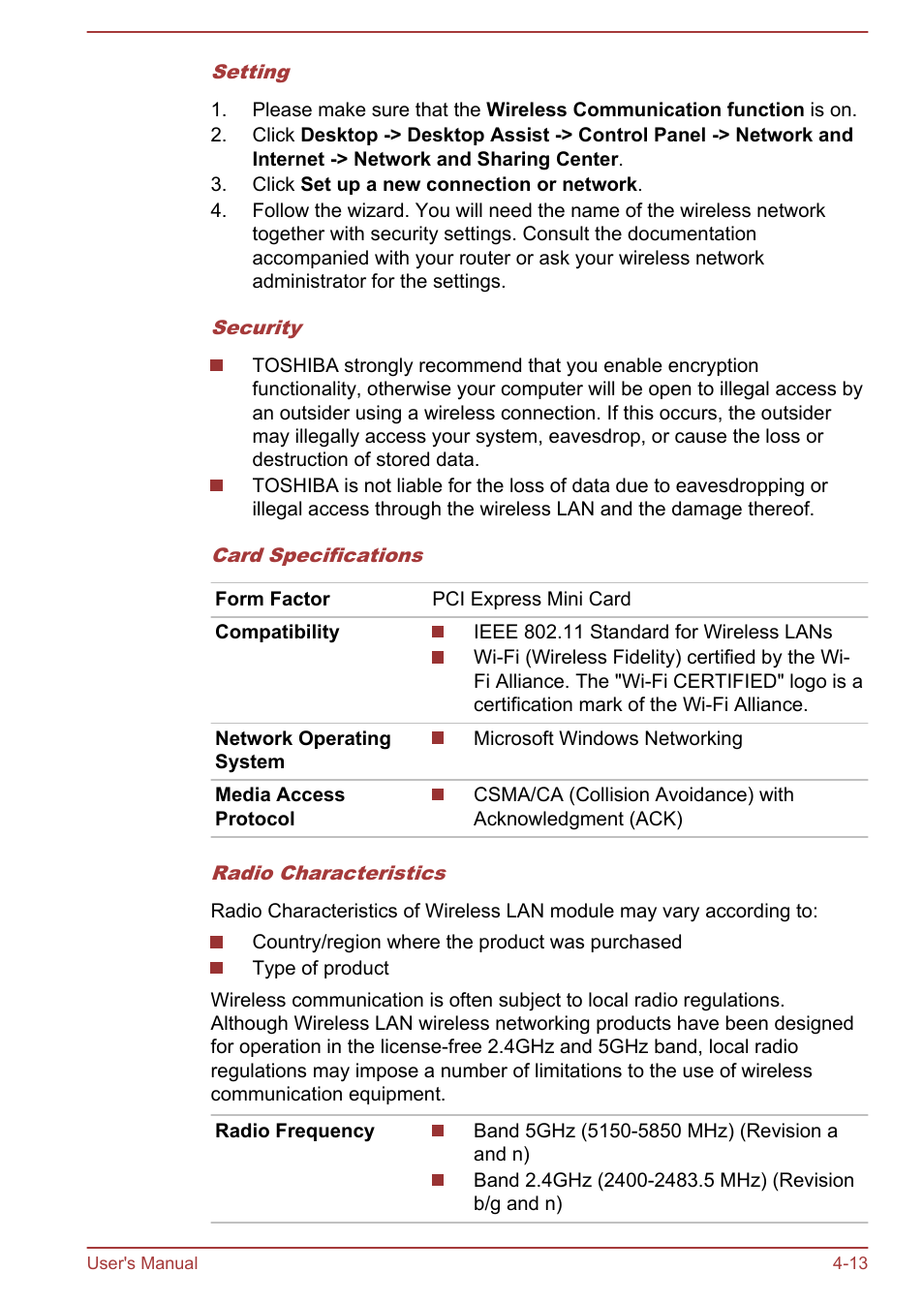 Toshiba Portege Z930-F User Manual | Page 69 / 132