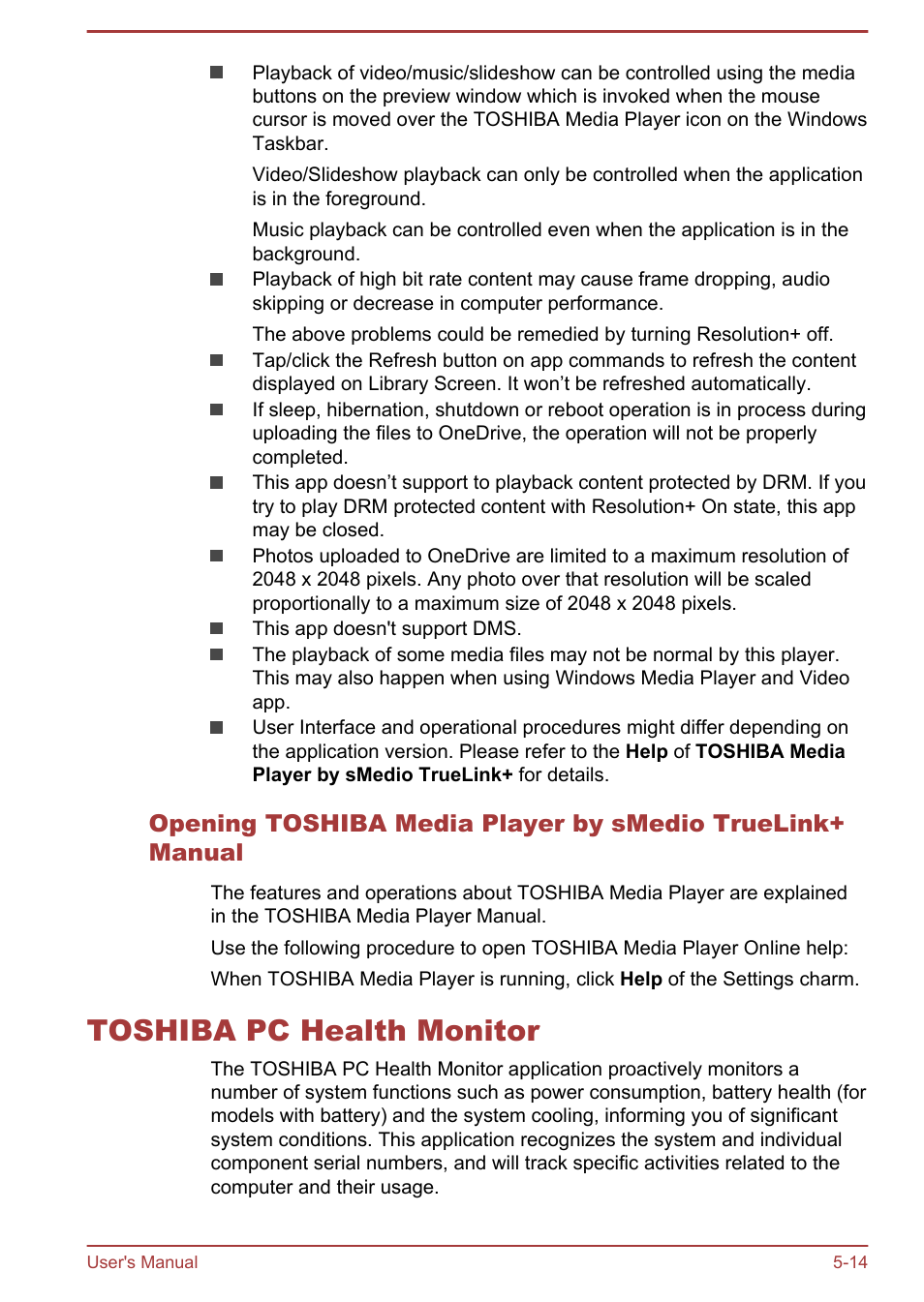 Toshiba pc health monitor, Toshiba pc health monitor -14 | Toshiba Satellite L30W-B User Manual | Page 79 / 120