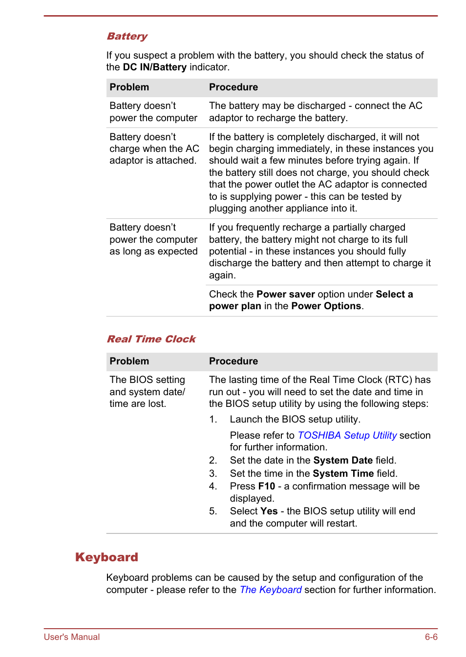 Keyboard | Toshiba Satellite L30W-B User Manual | Page 91 / 120