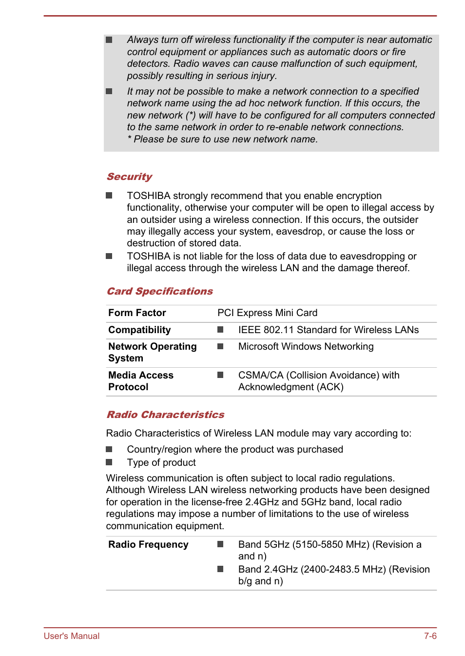 Toshiba Satellite S50-A User Manual | Page 124 / 138