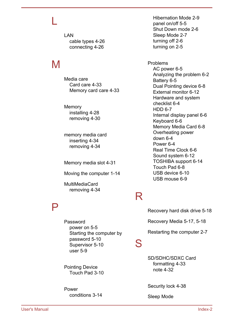 Toshiba Satellite S50-A User Manual | Page 137 / 138