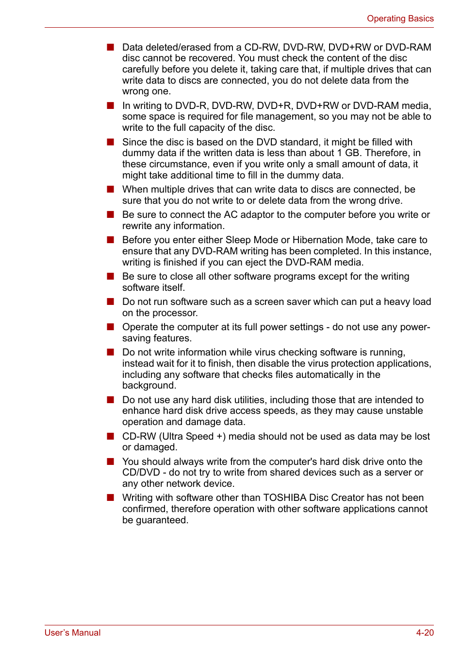 Toshiba Portege A600 User Manual | Page 103 / 219