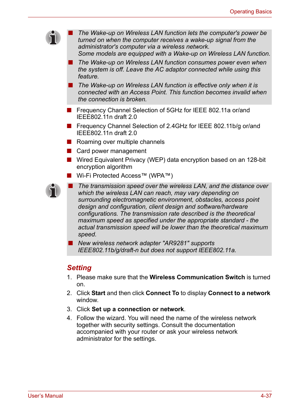 Toshiba Portege A600 User Manual | Page 120 / 219