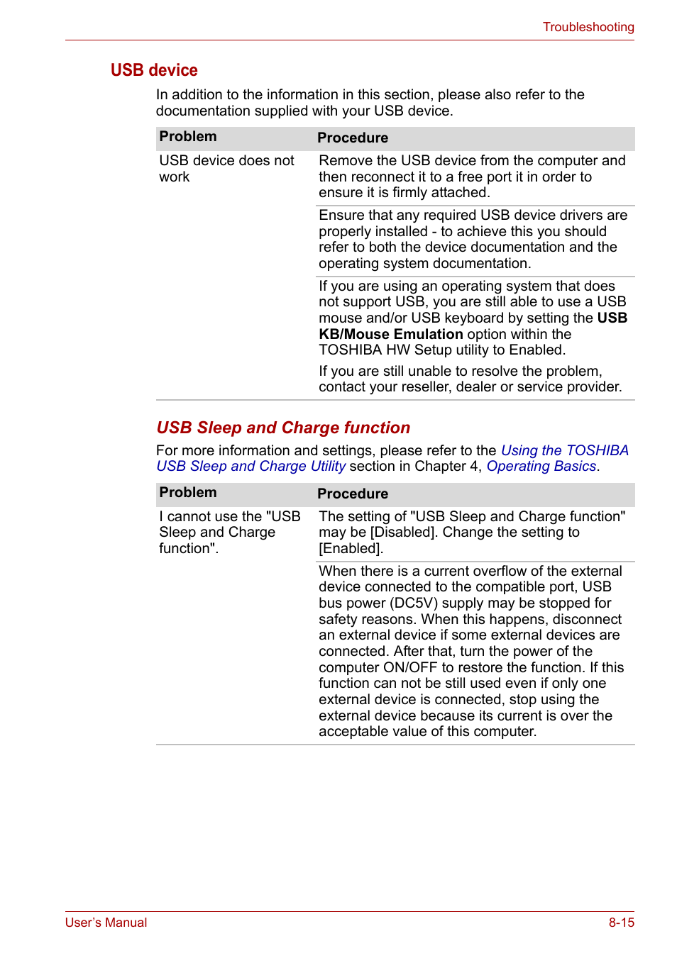 To both the, Device, Usb device | Toshiba Portege A600 User Manual | Page 171 / 219