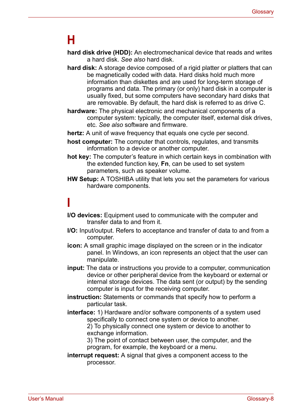 Toshiba Portege A600 User Manual | Page 209 / 219