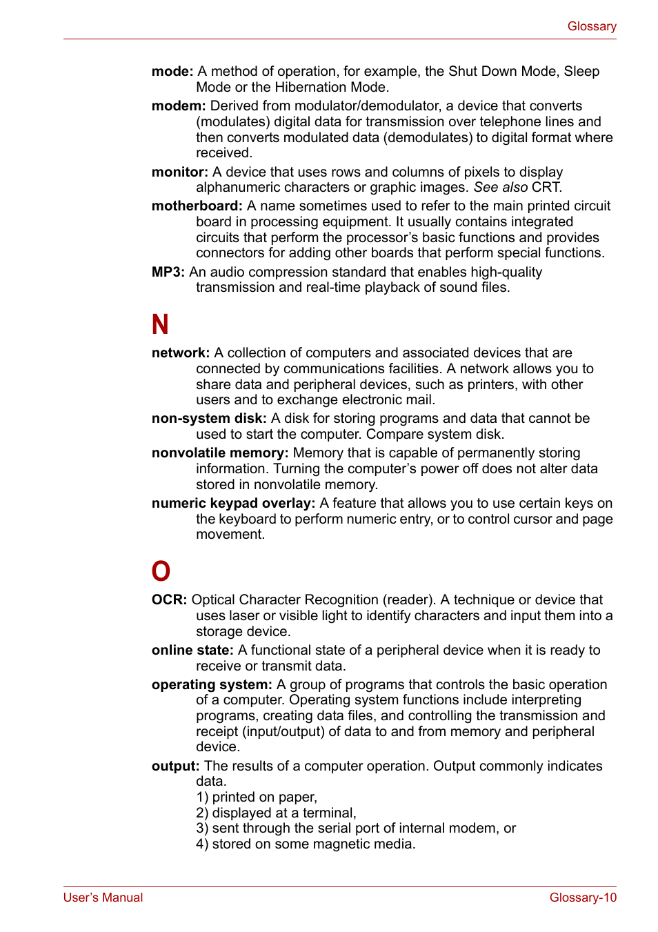 Toshiba Portege A600 User Manual | Page 211 / 219