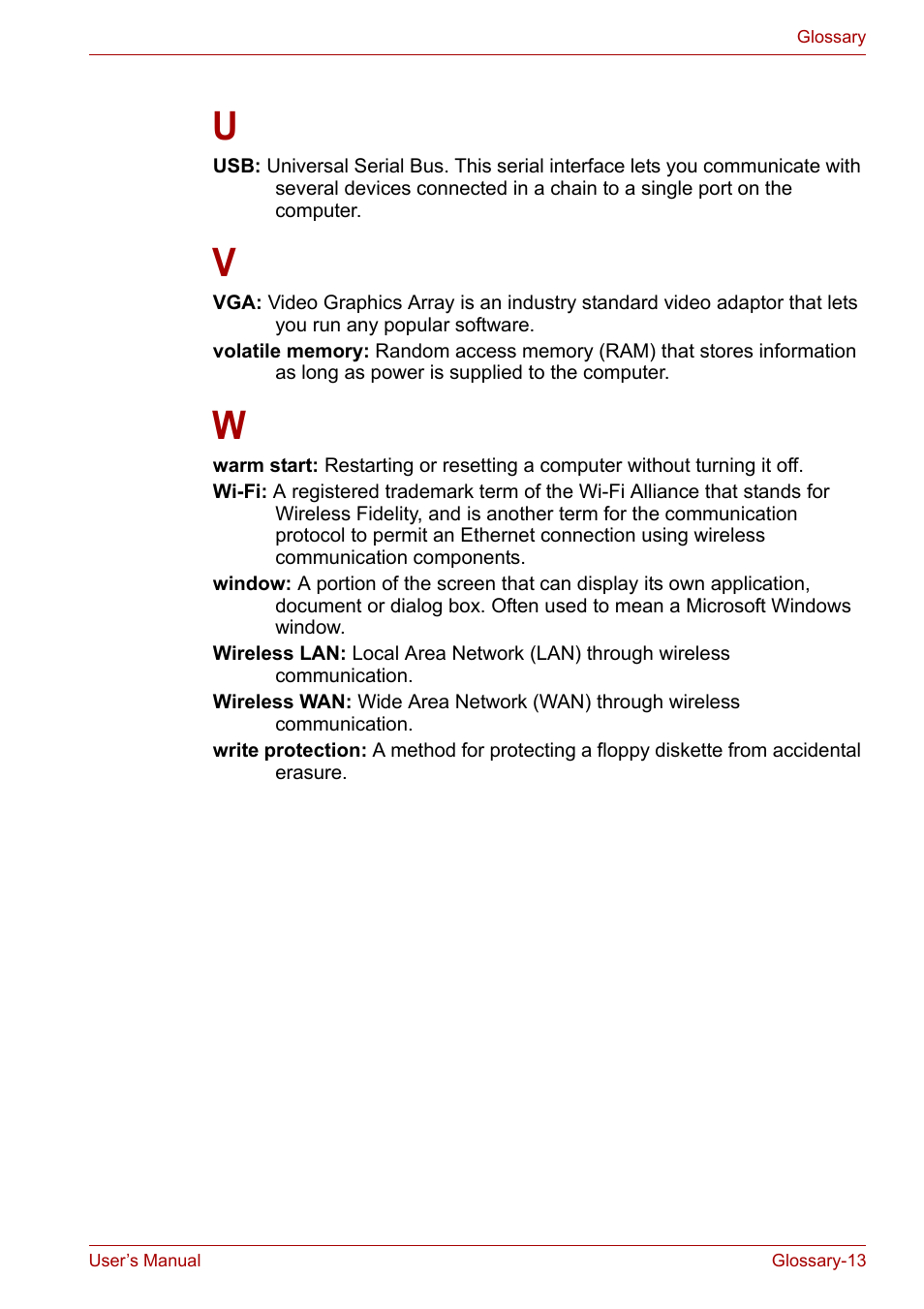 Toshiba Portege A600 User Manual | Page 214 / 219