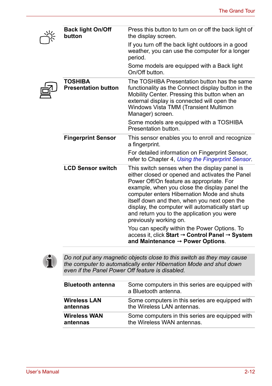 Toshiba Portege A600 User Manual | Page 44 / 219