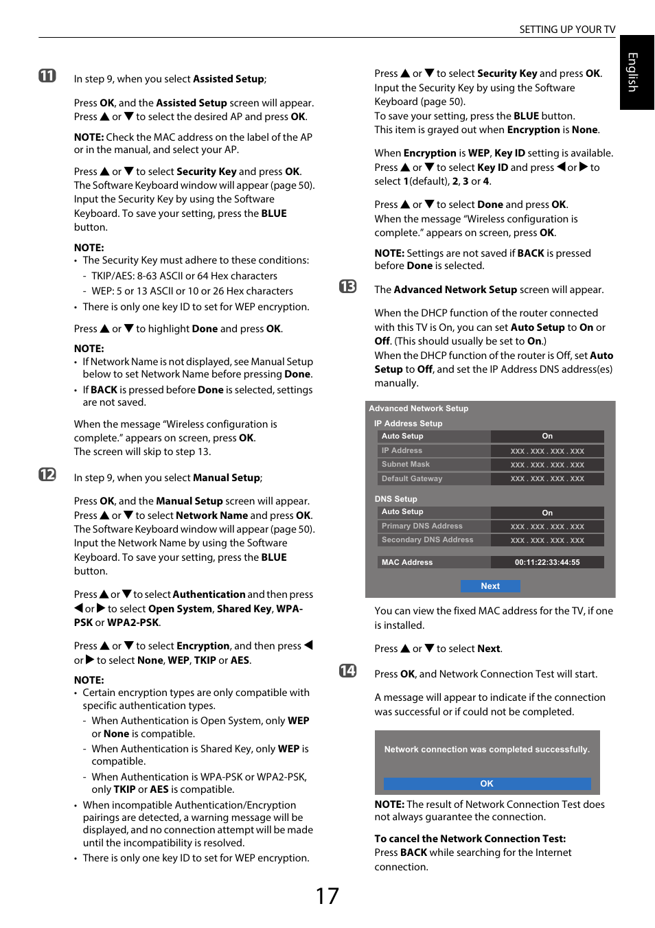 Engl ish | Toshiba UL985 User Manual | Page 17 / 102