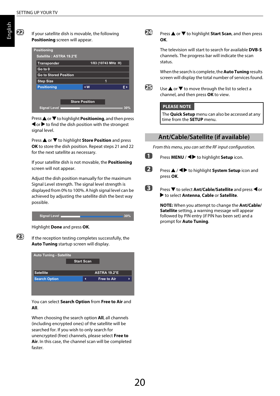 Ant/cable/satellite (if available) | Toshiba UL985 User Manual | Page 20 / 102