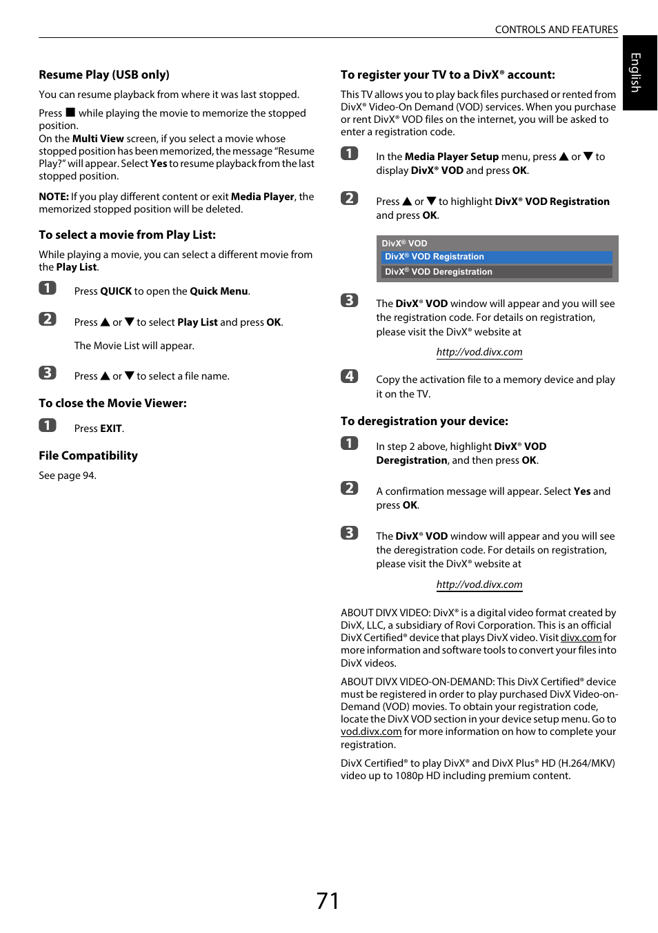 Toshiba UL985 User Manual | Page 71 / 102