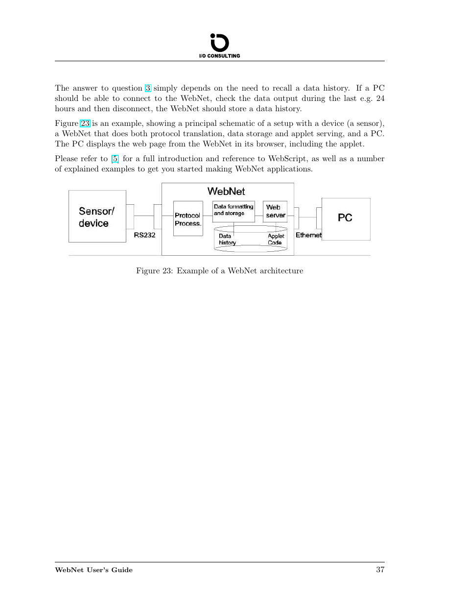 Example of a webnet architecture | Addtron Technology Electronic Device WebNet User Manual | Page 37 / 41