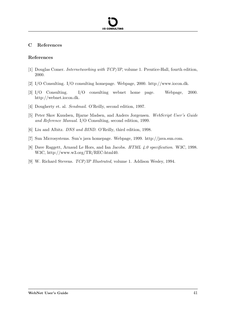 References | Addtron Technology Electronic Device WebNet User Manual | Page 41 / 41