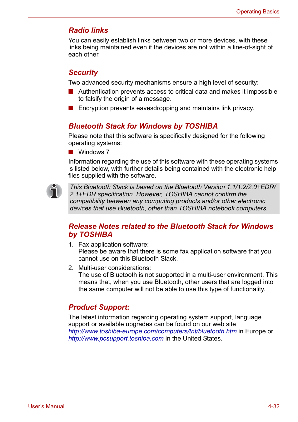 Toshiba Tecra M11 User Manual | Page 116 / 208