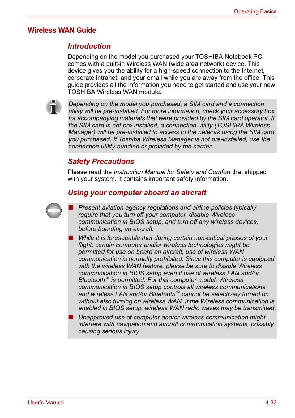 Wireless wan guide | Toshiba Tecra M11 User Manual | Page 117 / 208