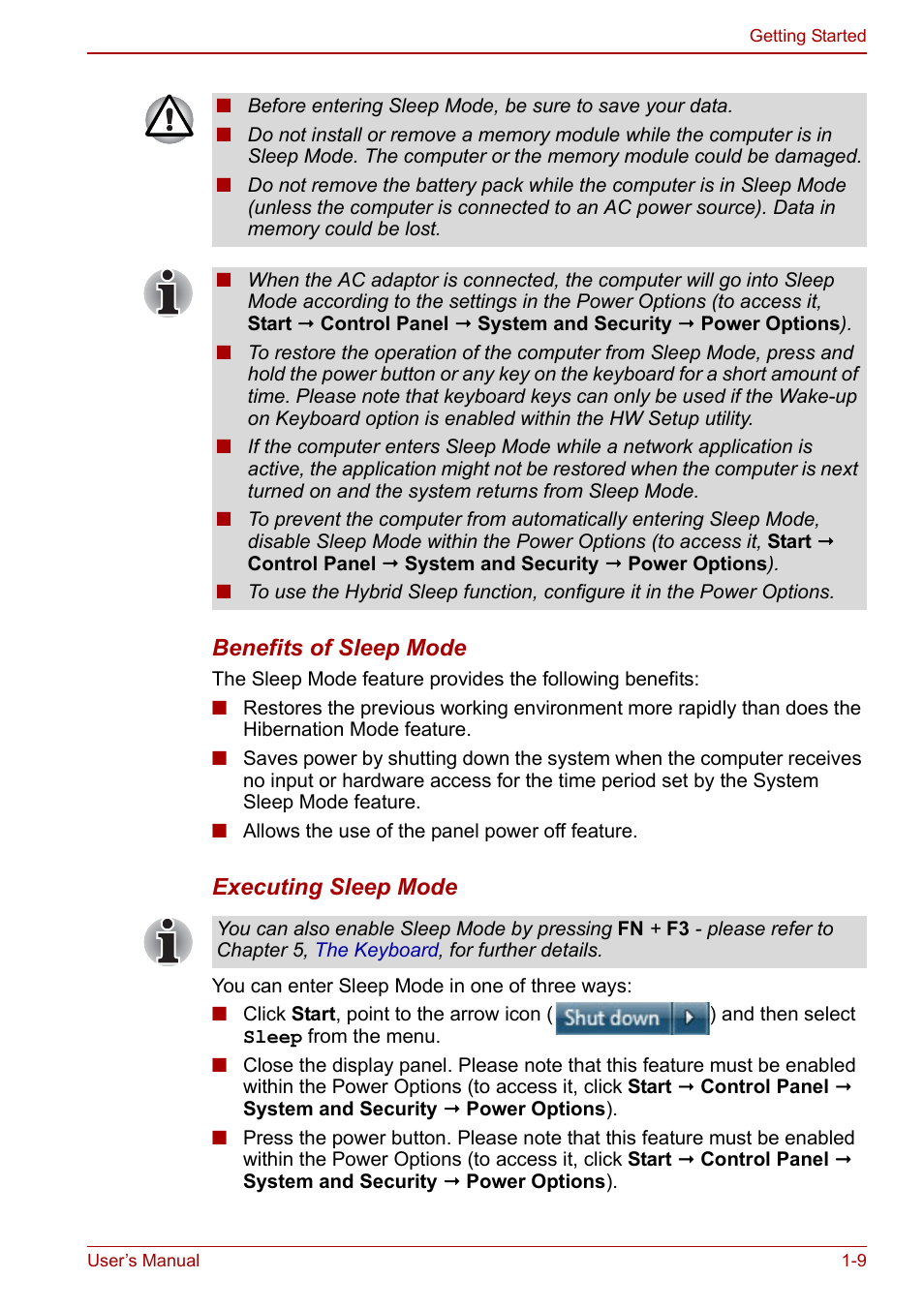 Toshiba Tecra M11 User Manual | Page 27 / 208