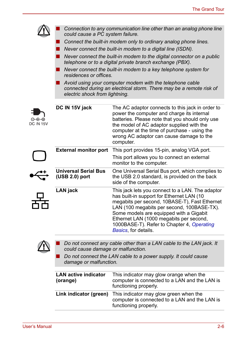 Toshiba Tecra M11 User Manual | Page 39 / 208