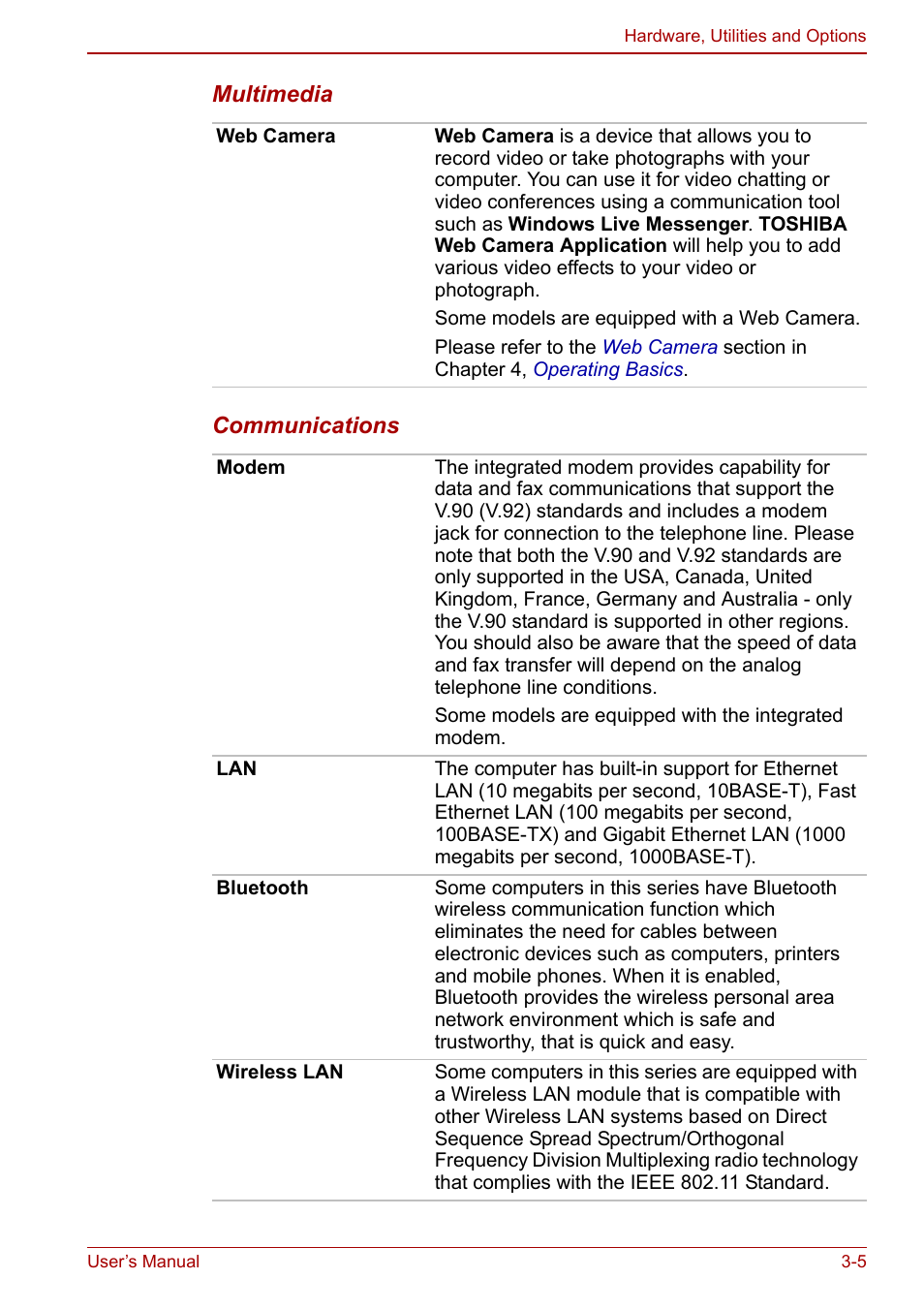 Toshiba Tecra M11 User Manual | Page 56 / 208