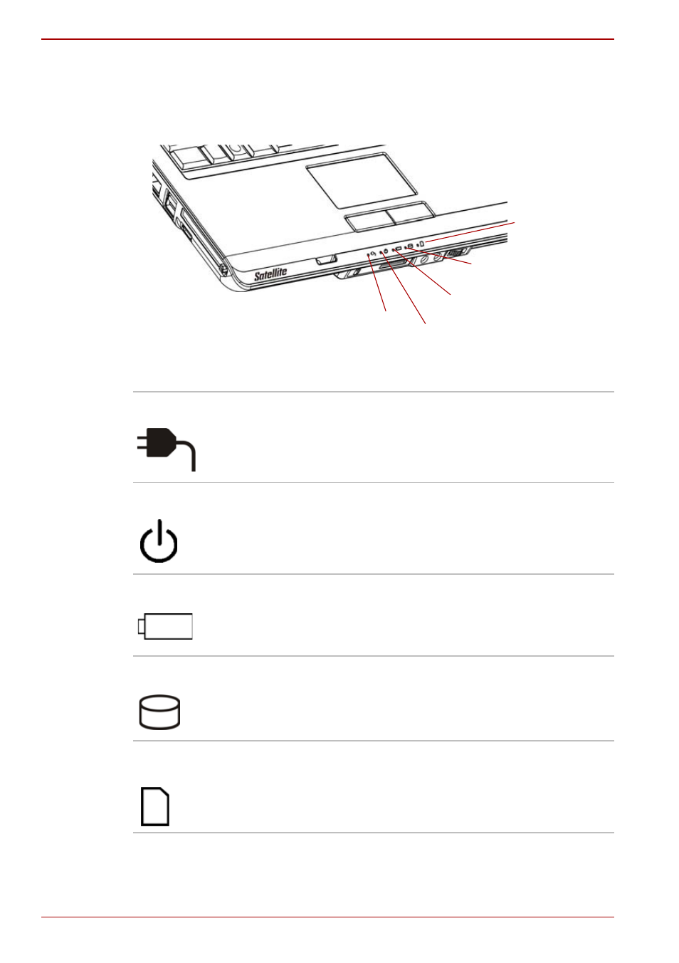 System indicators, System indicators -10 | Toshiba Satellite Pro L350 User Manual | Page 40 / 170