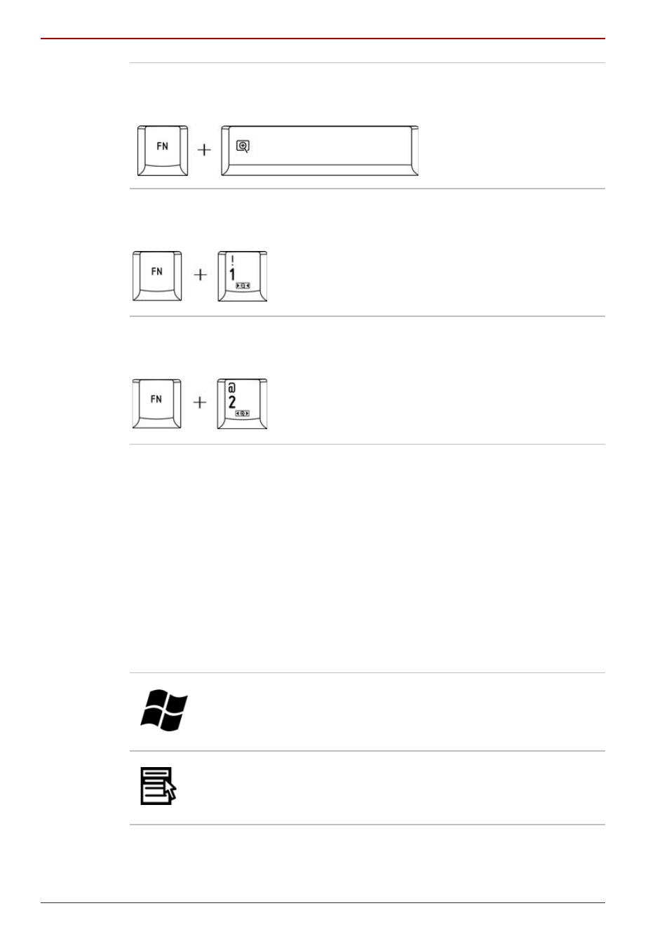 Windows special keys, Windows special keys -4, Fn sticky key | Toshiba Satellite Pro L350 User Manual | Page 86 / 170