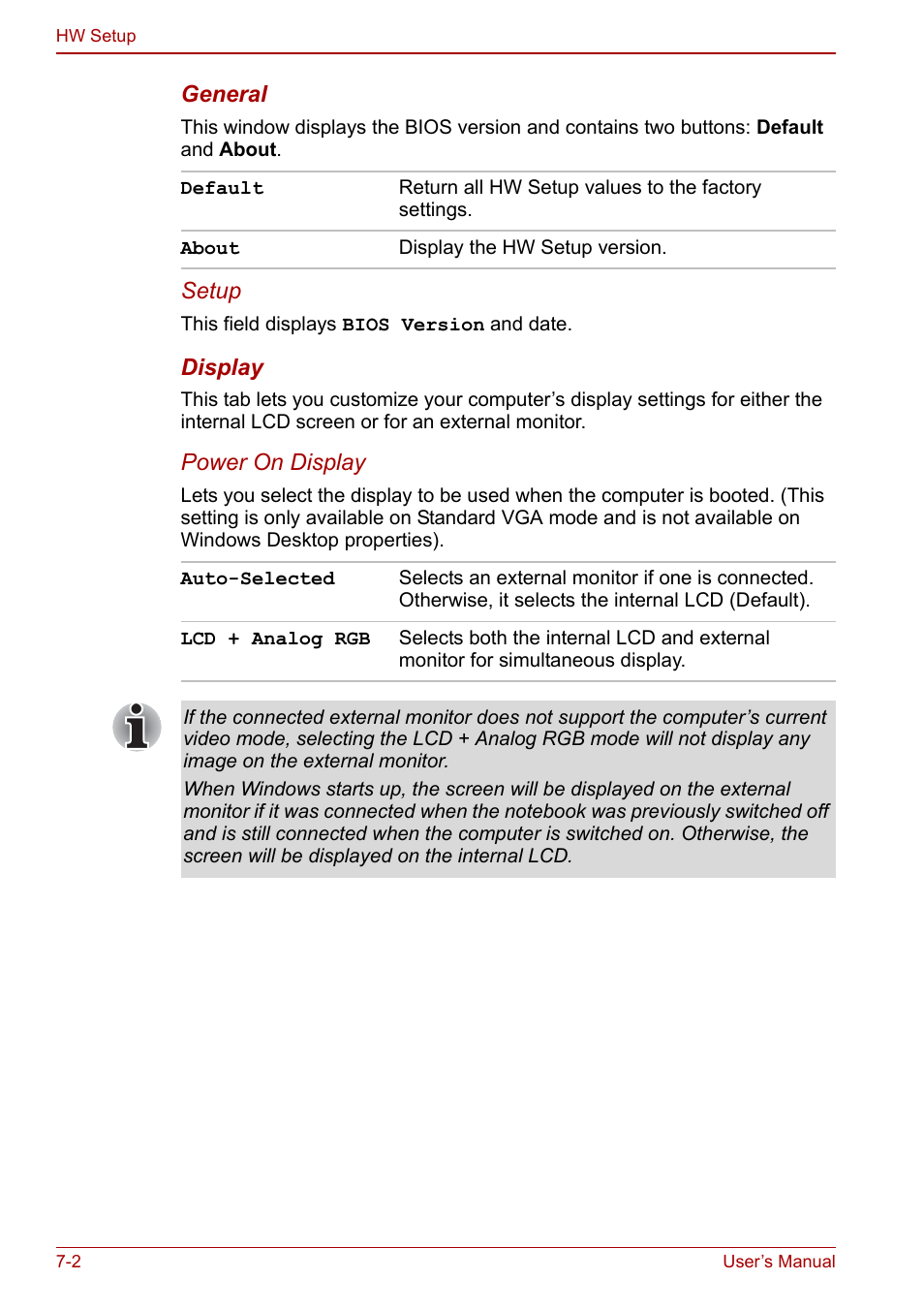 Toshiba M5 User Manual | Page 134 / 240