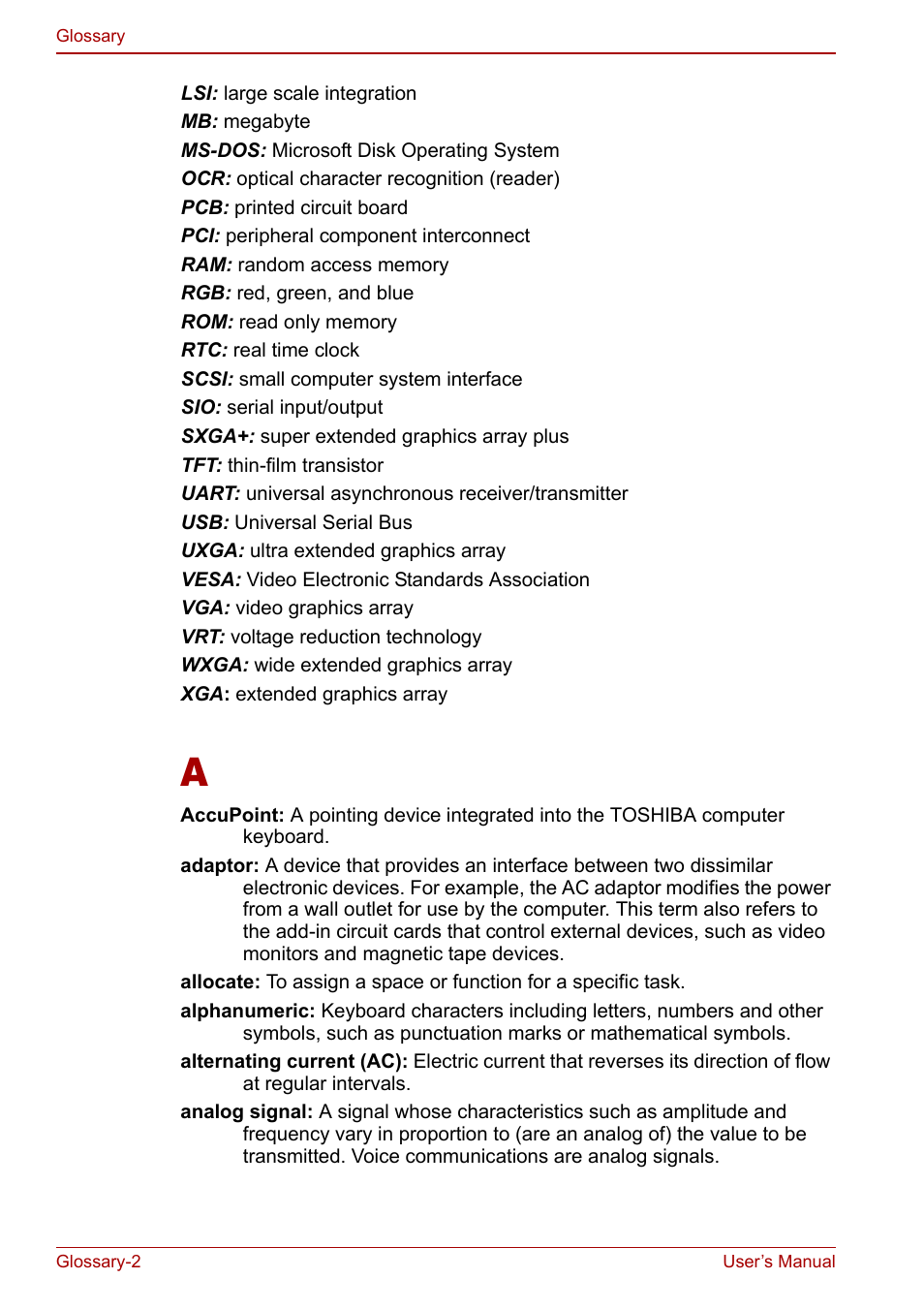 Toshiba M5 User Manual | Page 222 / 240