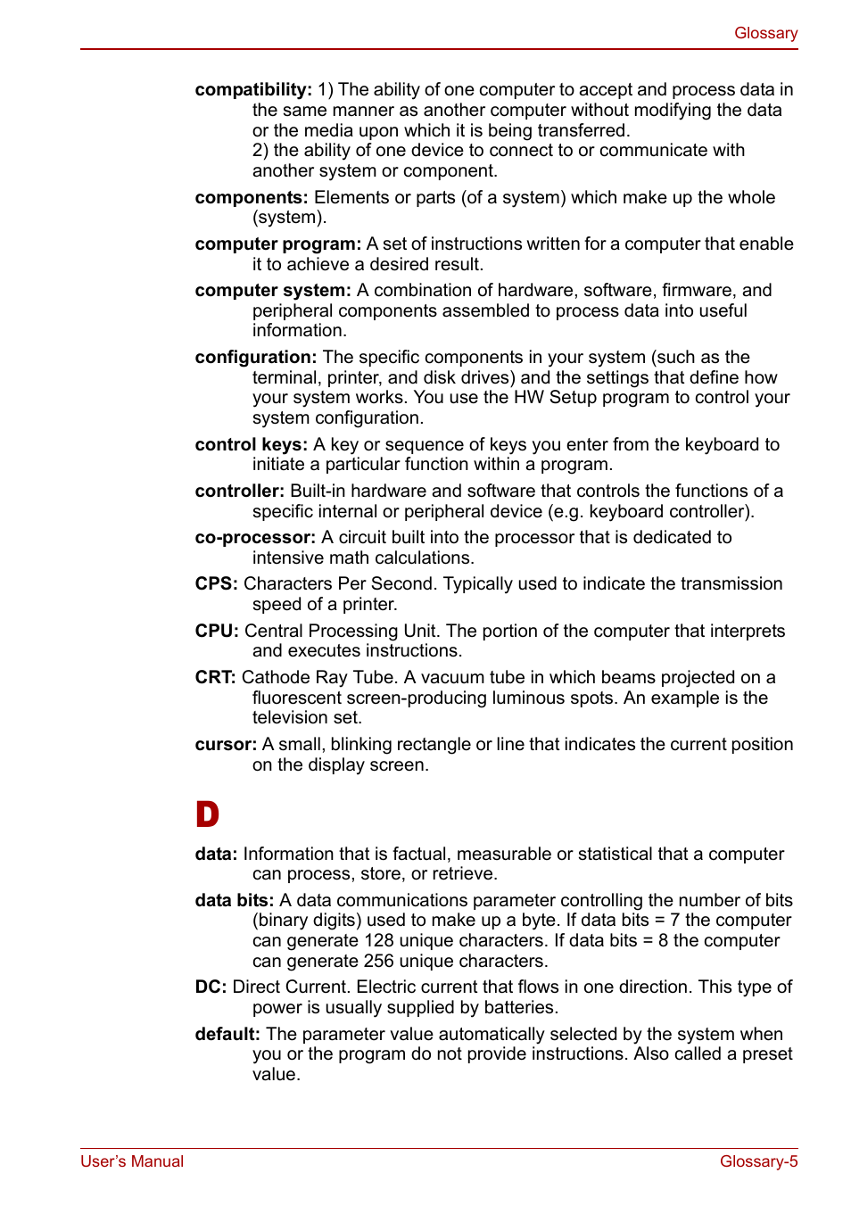 Toshiba M5 User Manual | Page 225 / 240