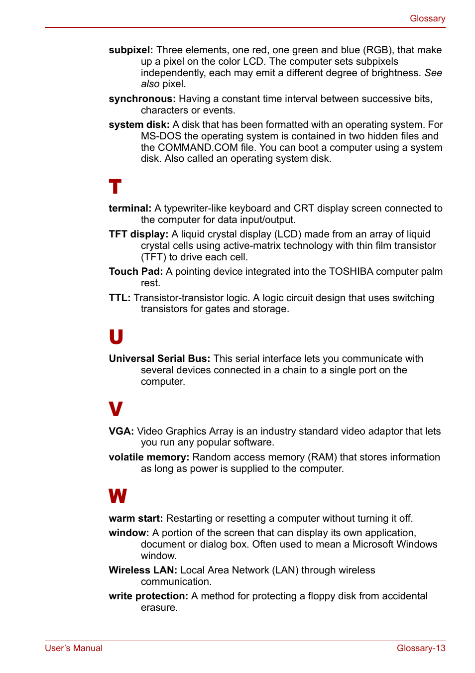 Toshiba M5 User Manual | Page 233 / 240