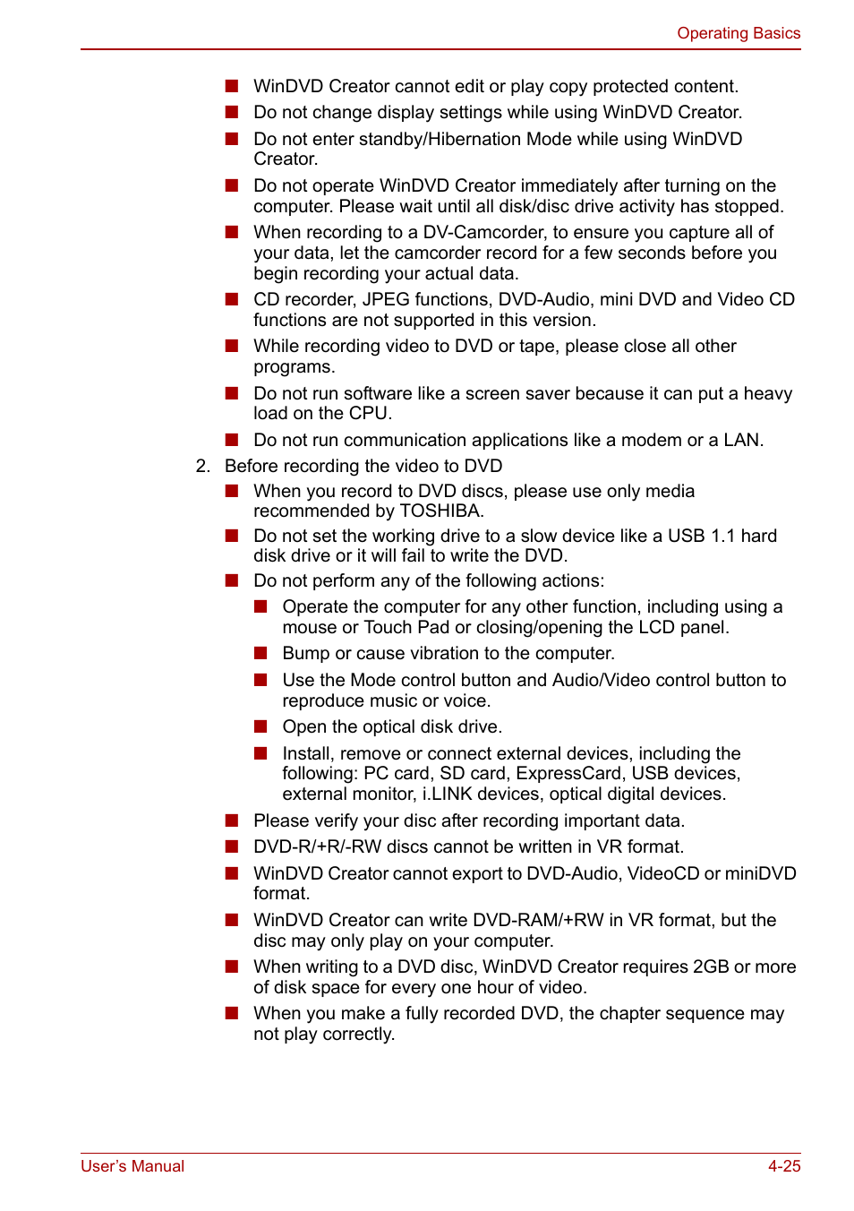 Toshiba M5 User Manual | Page 87 / 240