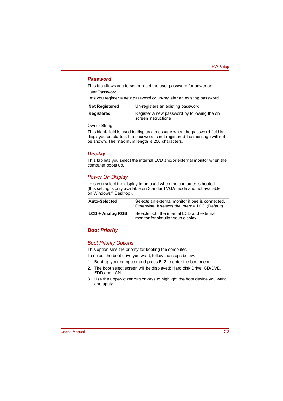Refer to the, Boot priority, Sect | Toshiba Satellite A300 User Manual | Page 132 / 201