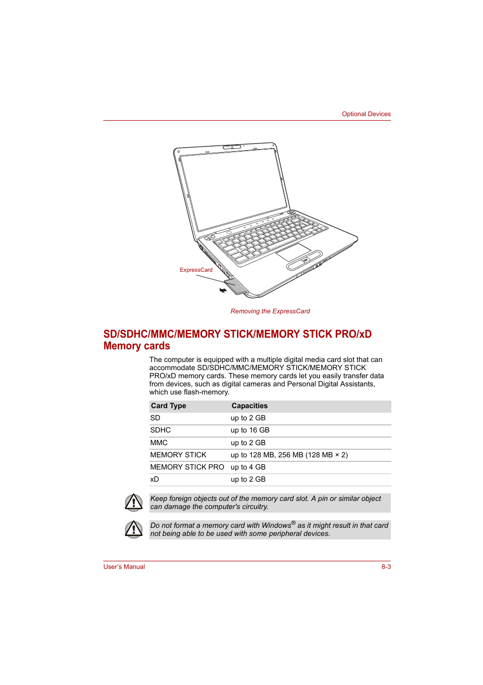 Toshiba Satellite A300 User Manual | Page 136 / 201