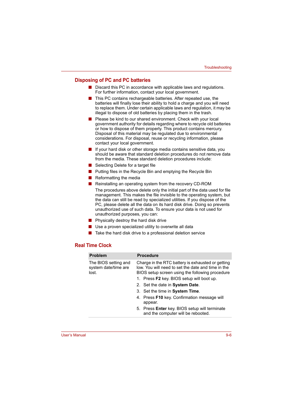 Toshiba Satellite A300 User Manual | Page 153 / 201