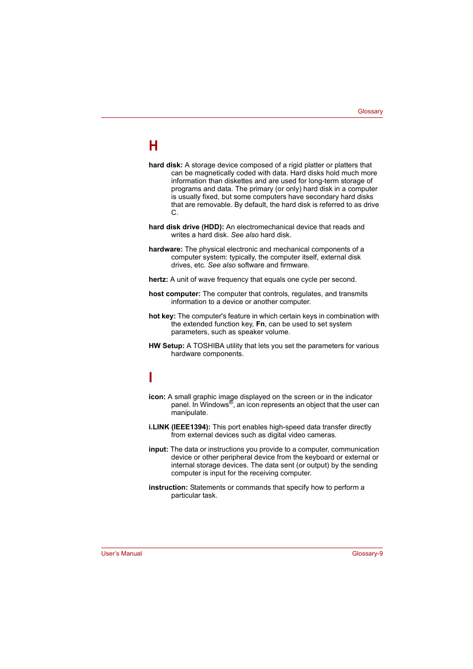 Toshiba Satellite A300 User Manual | Page 191 / 201