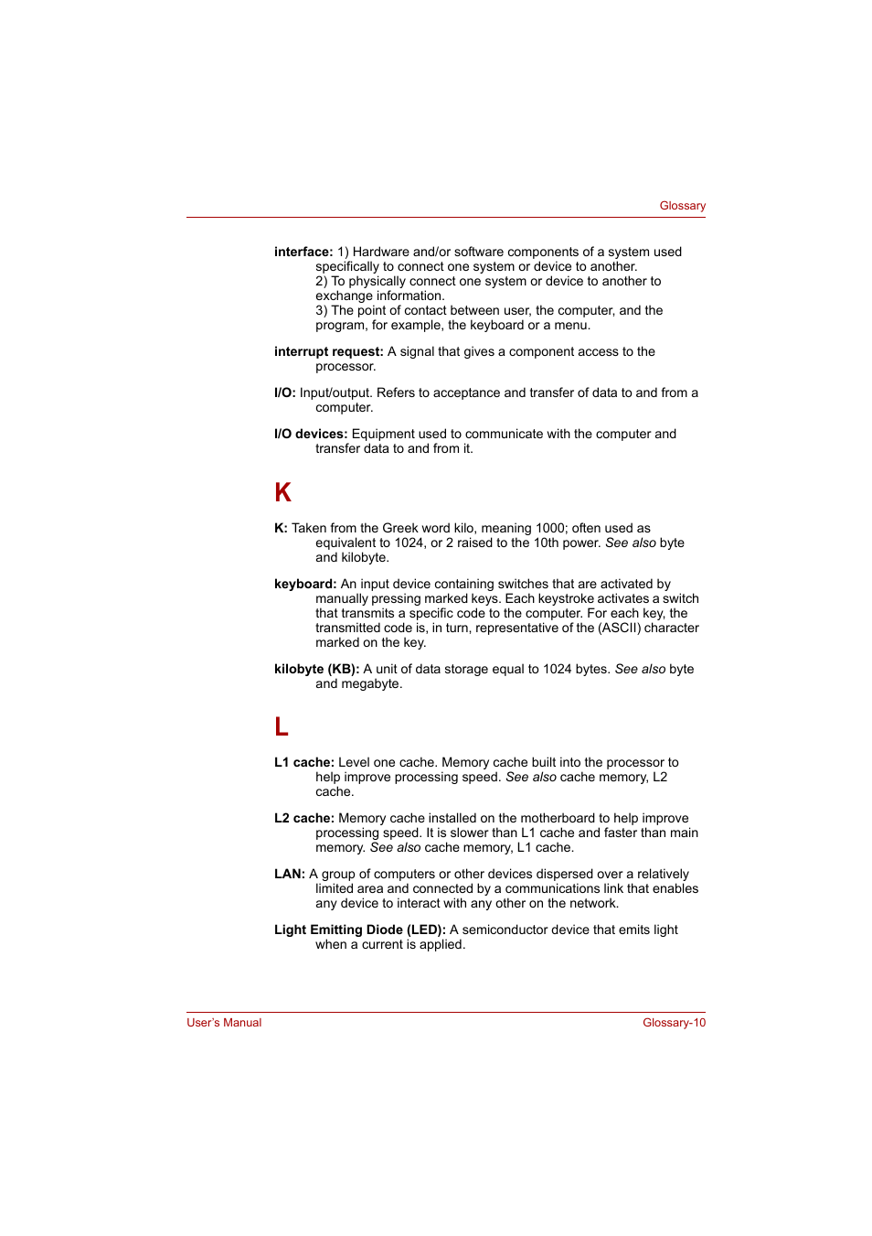 Toshiba Satellite A300 User Manual | Page 192 / 201