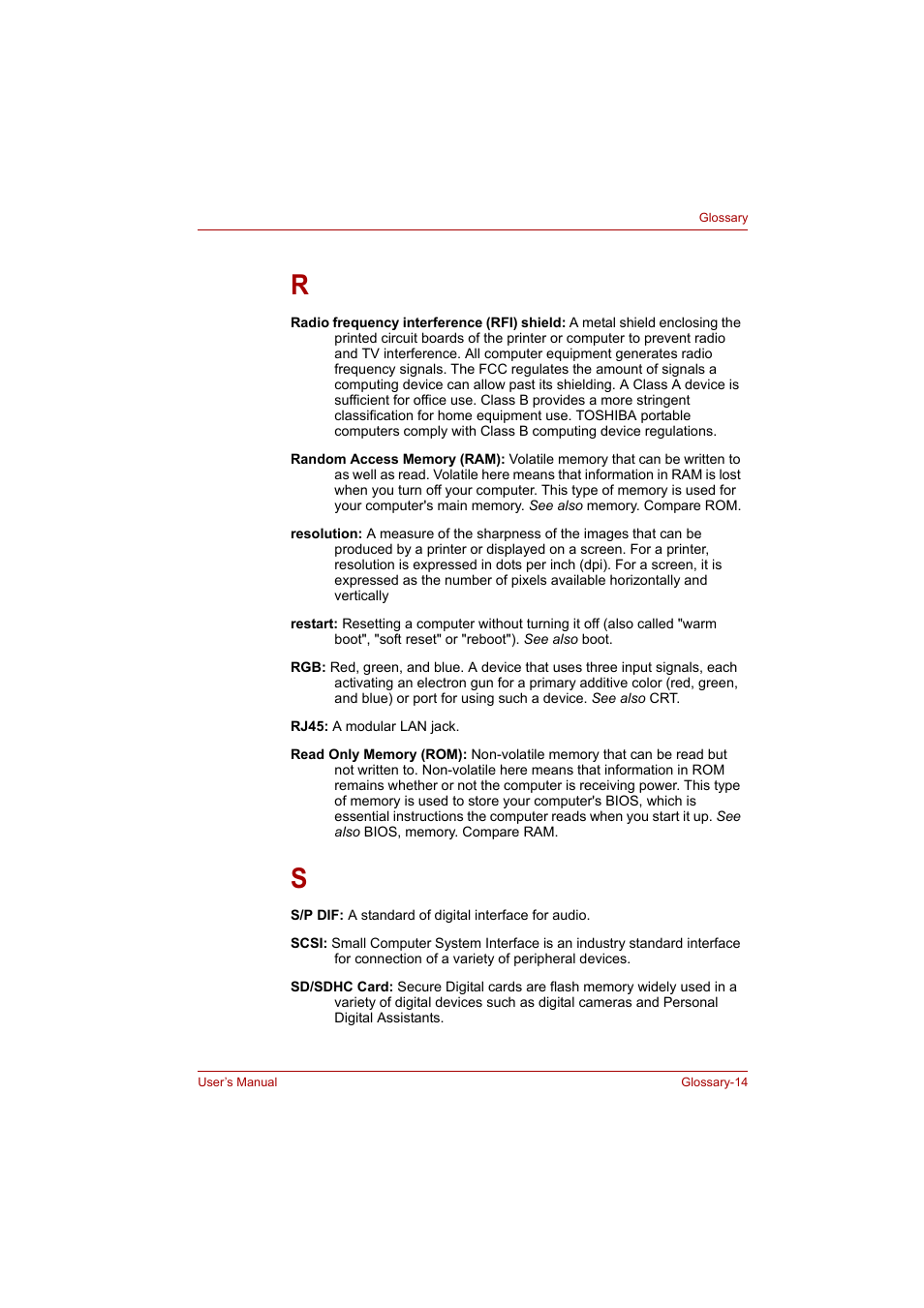 Toshiba Satellite A300 User Manual | Page 196 / 201