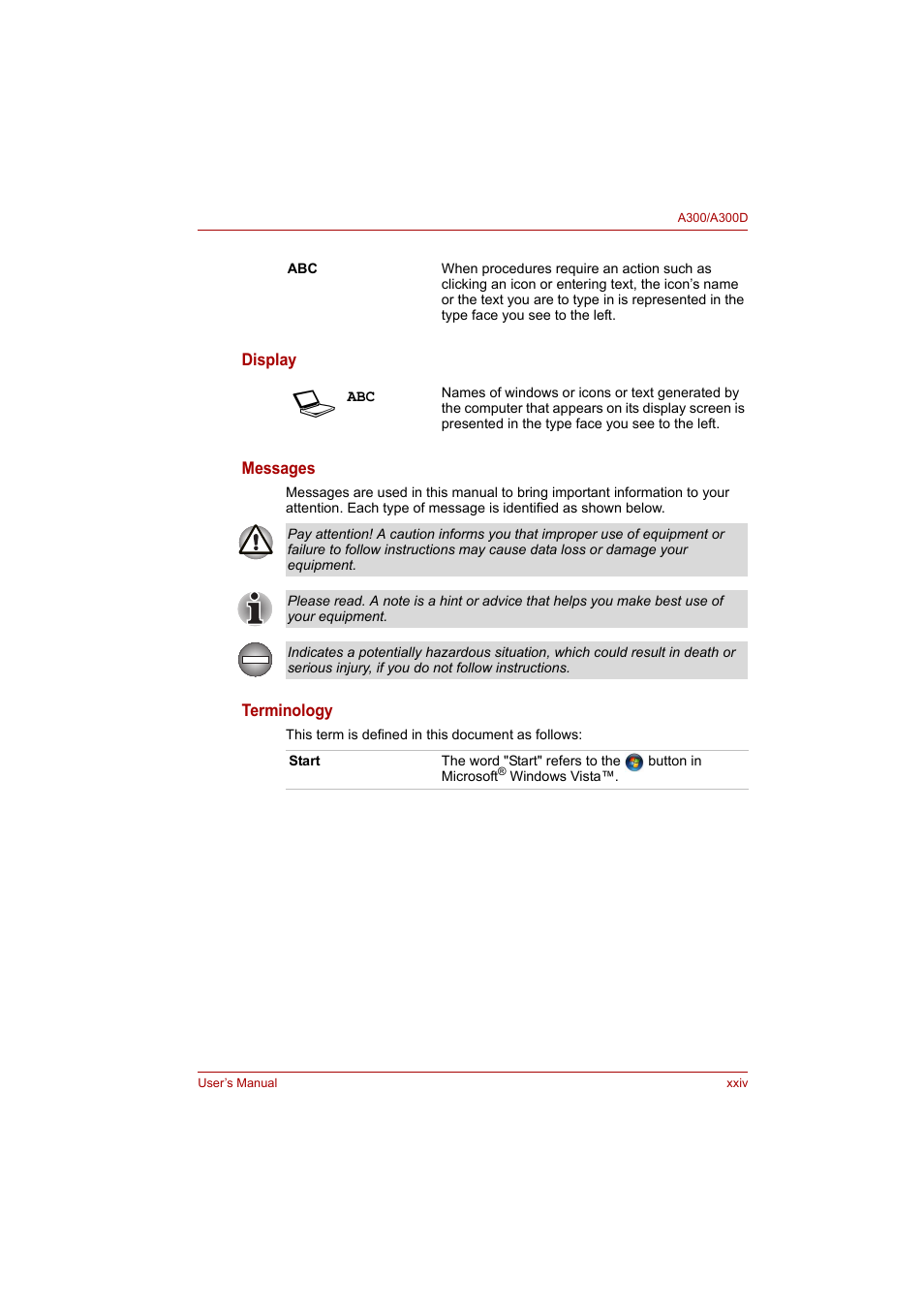 Toshiba Satellite A300 User Manual | Page 24 / 201
