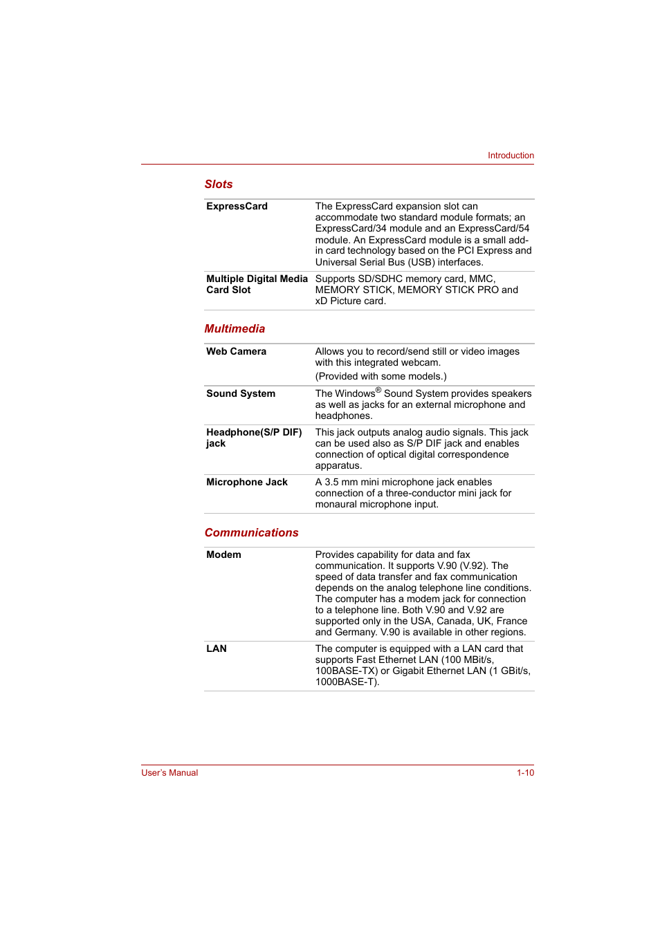 Toshiba Satellite A300 User Manual | Page 34 / 201
