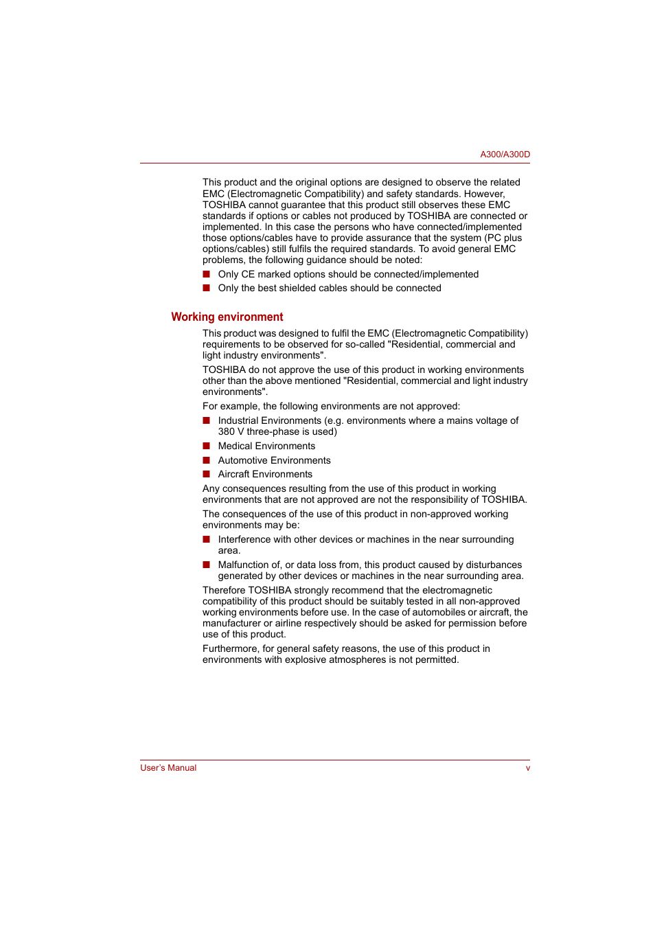 Toshiba Satellite A300 User Manual | Page 5 / 201