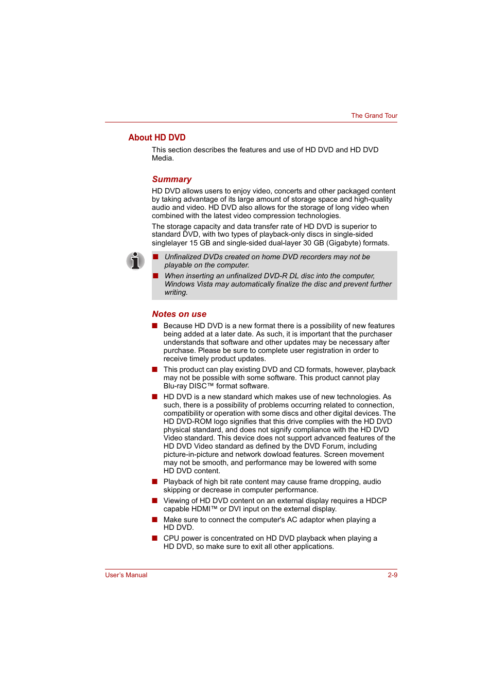 Toshiba Satellite A300 User Manual | Page 50 / 201