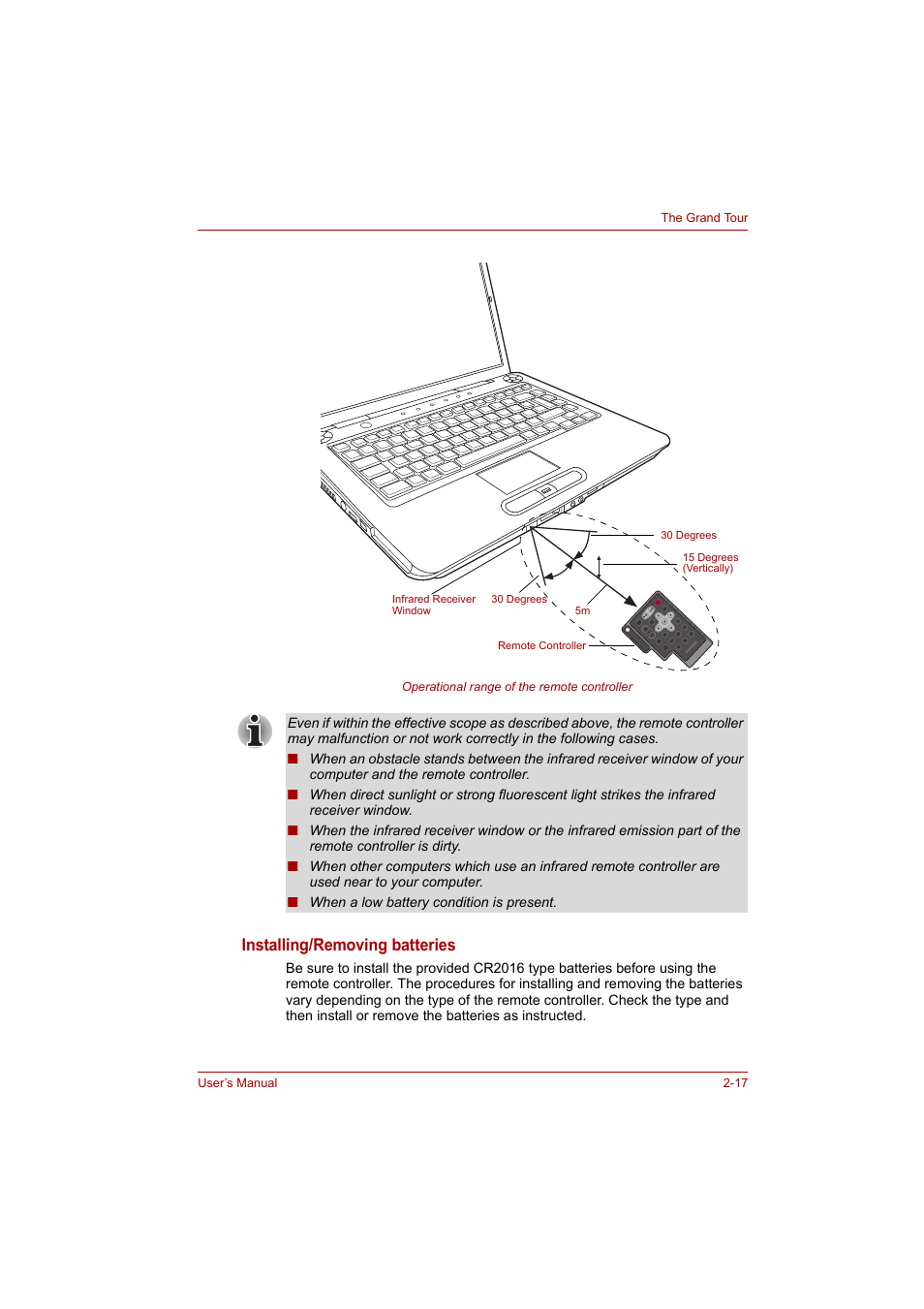 Installing/removing batteries | Toshiba Satellite A300 User Manual | Page 58 / 201