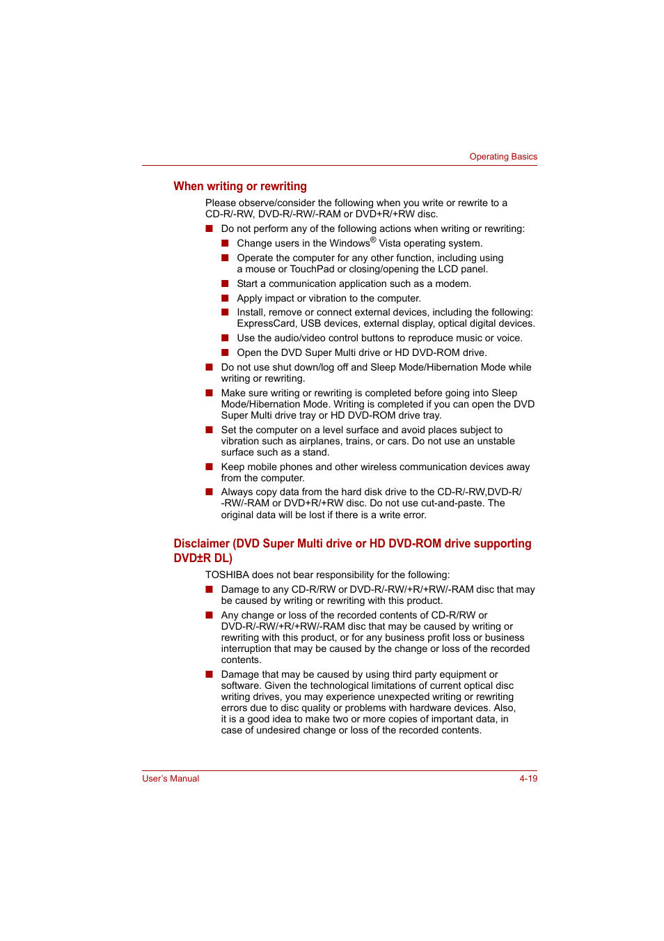Toshiba Satellite A300 User Manual | Page 92 / 201