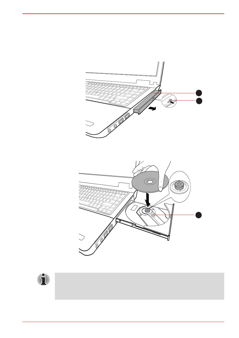 Loading discs | Toshiba Tecra A11 User Manual | Page 107 / 230