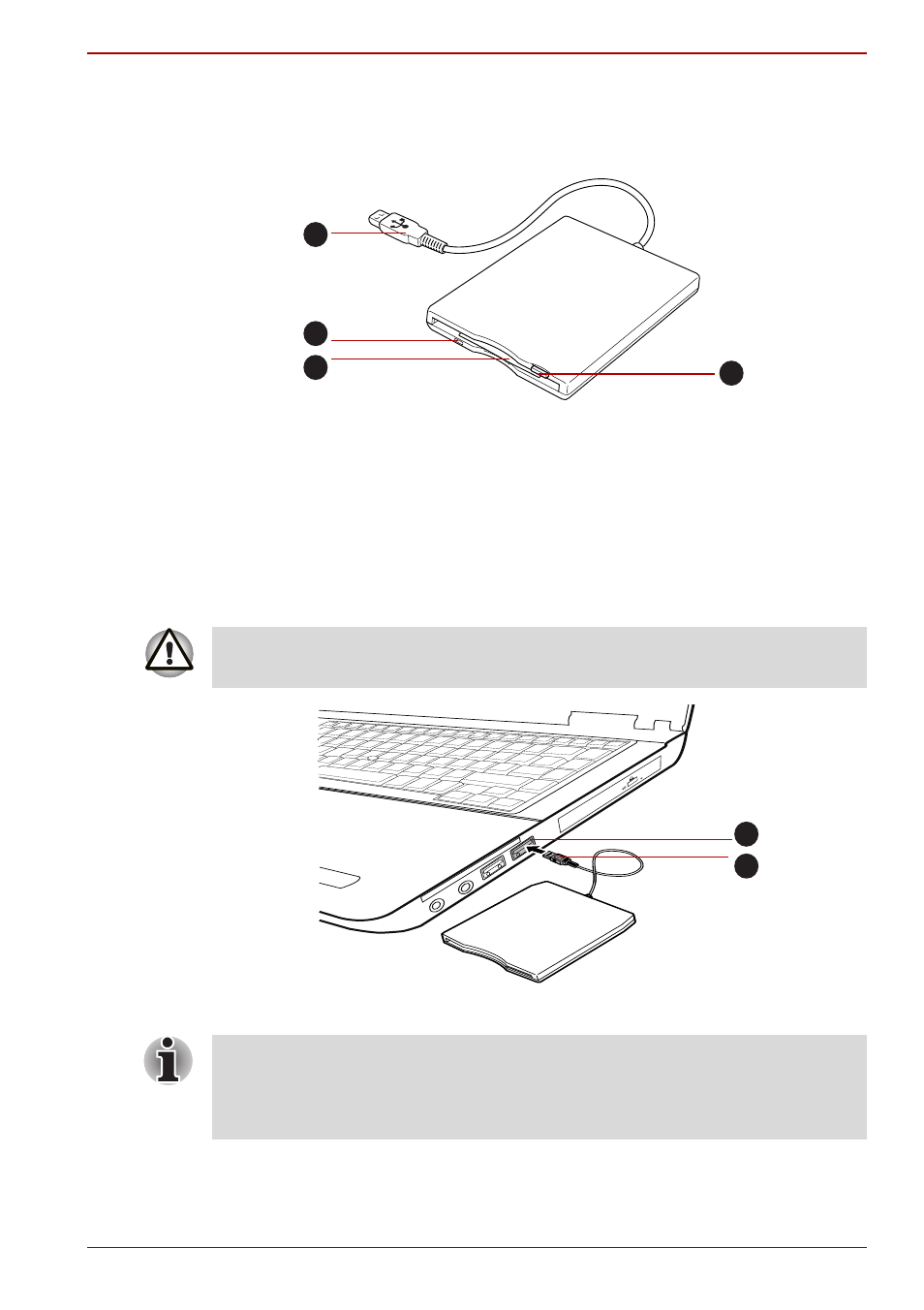 Usb fdd kit, Connecting the usb floppy diskette drive | Toshiba Tecra A11 User Manual | Page 87 / 230