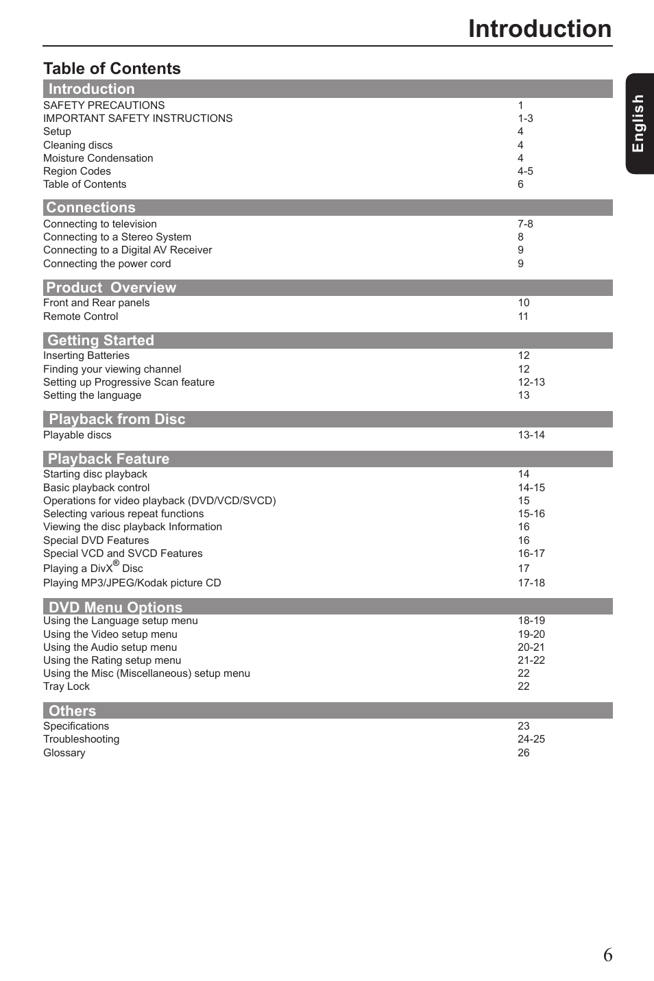 Toshiba SD190 User Manual | Page 7 / 27