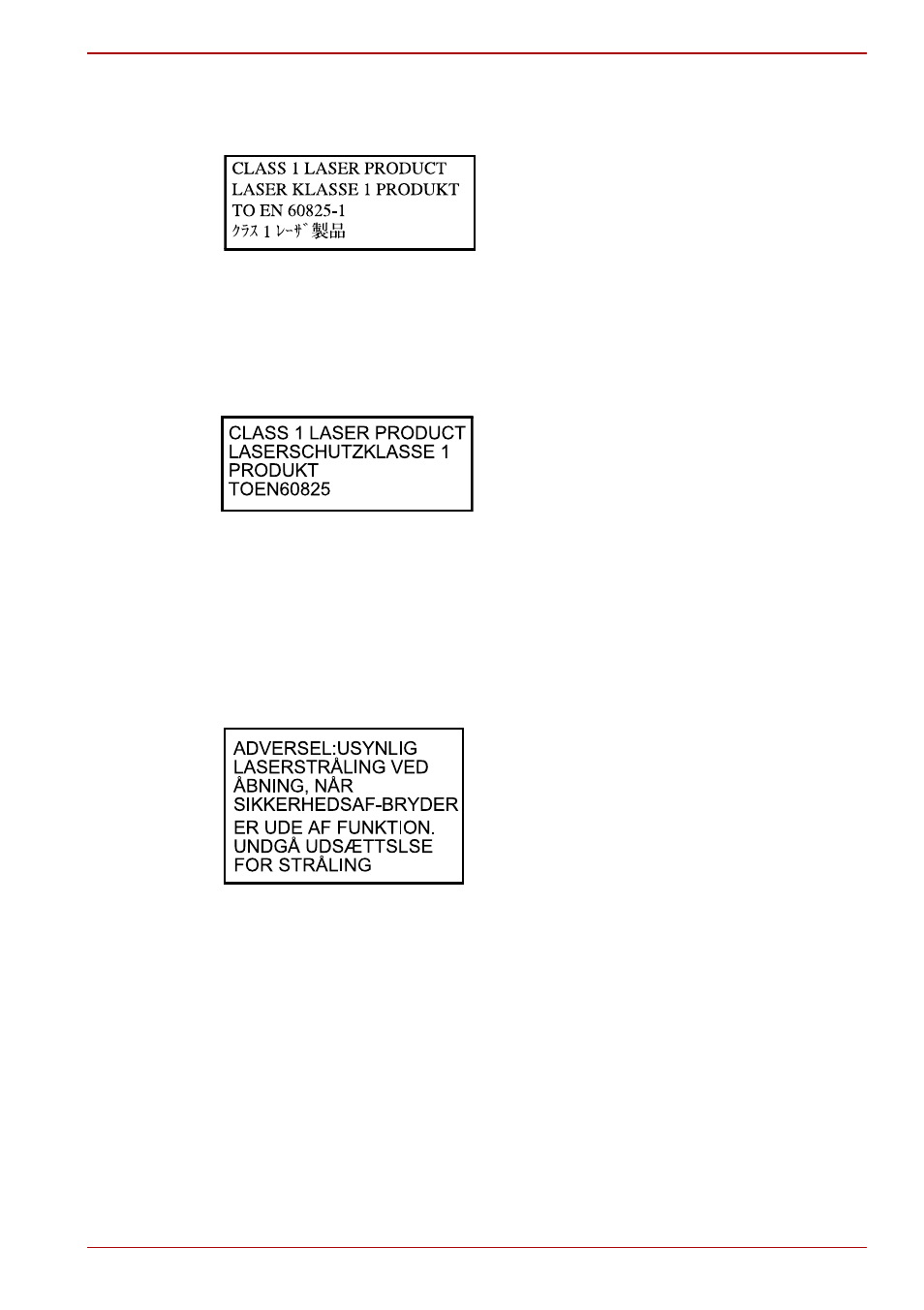 International precaution | Toshiba SATELLITE U500 User Manual | Page 11 / 188