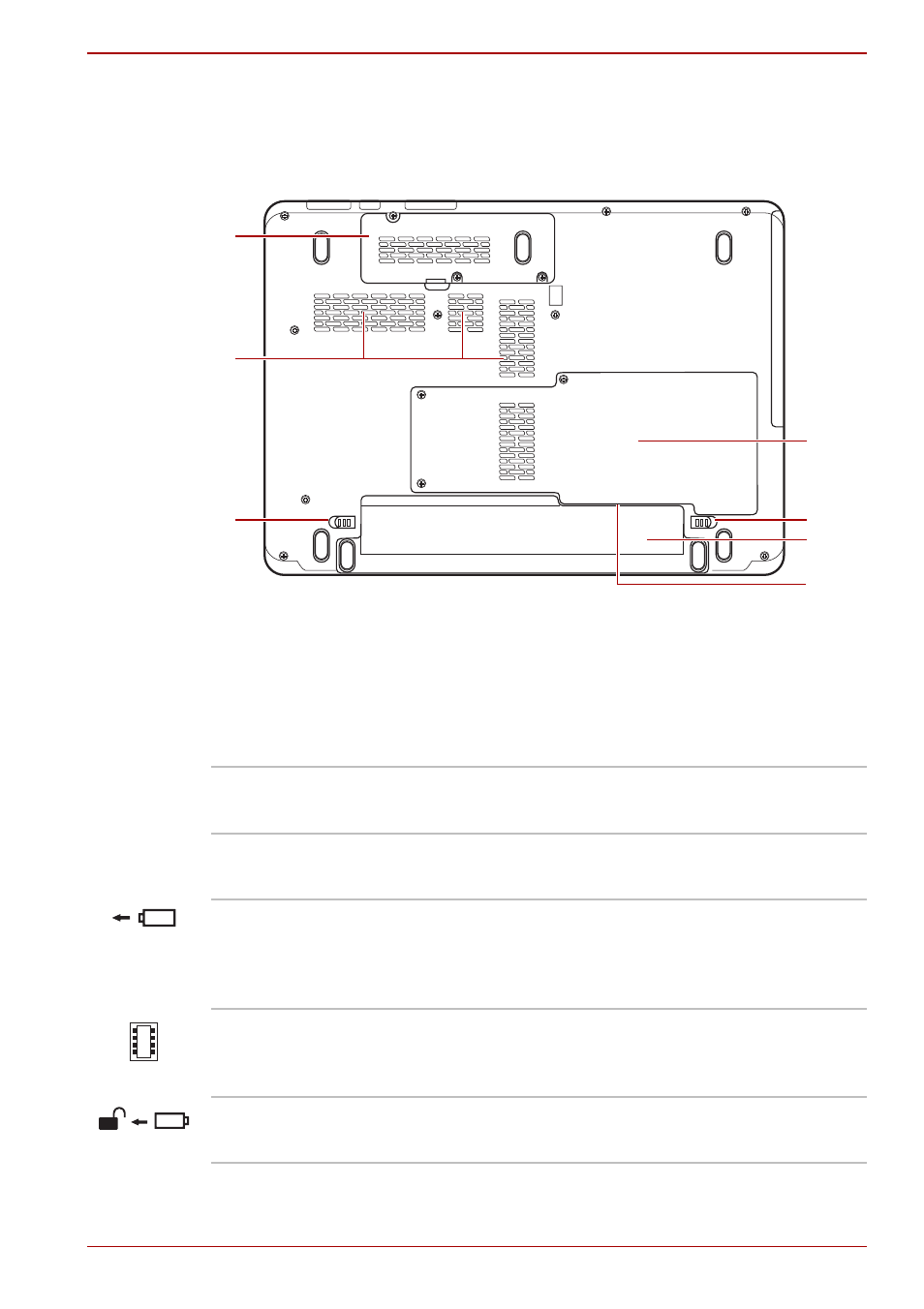 Underside, Underside -7 | Toshiba SATELLITE U500 User Manual | Page 43 / 188