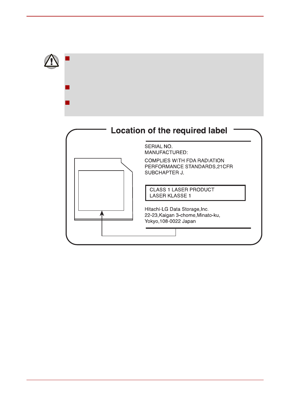 Hitachi-lg data storage, inc | Toshiba SATELLITE U500 User Manual | Page 9 / 188