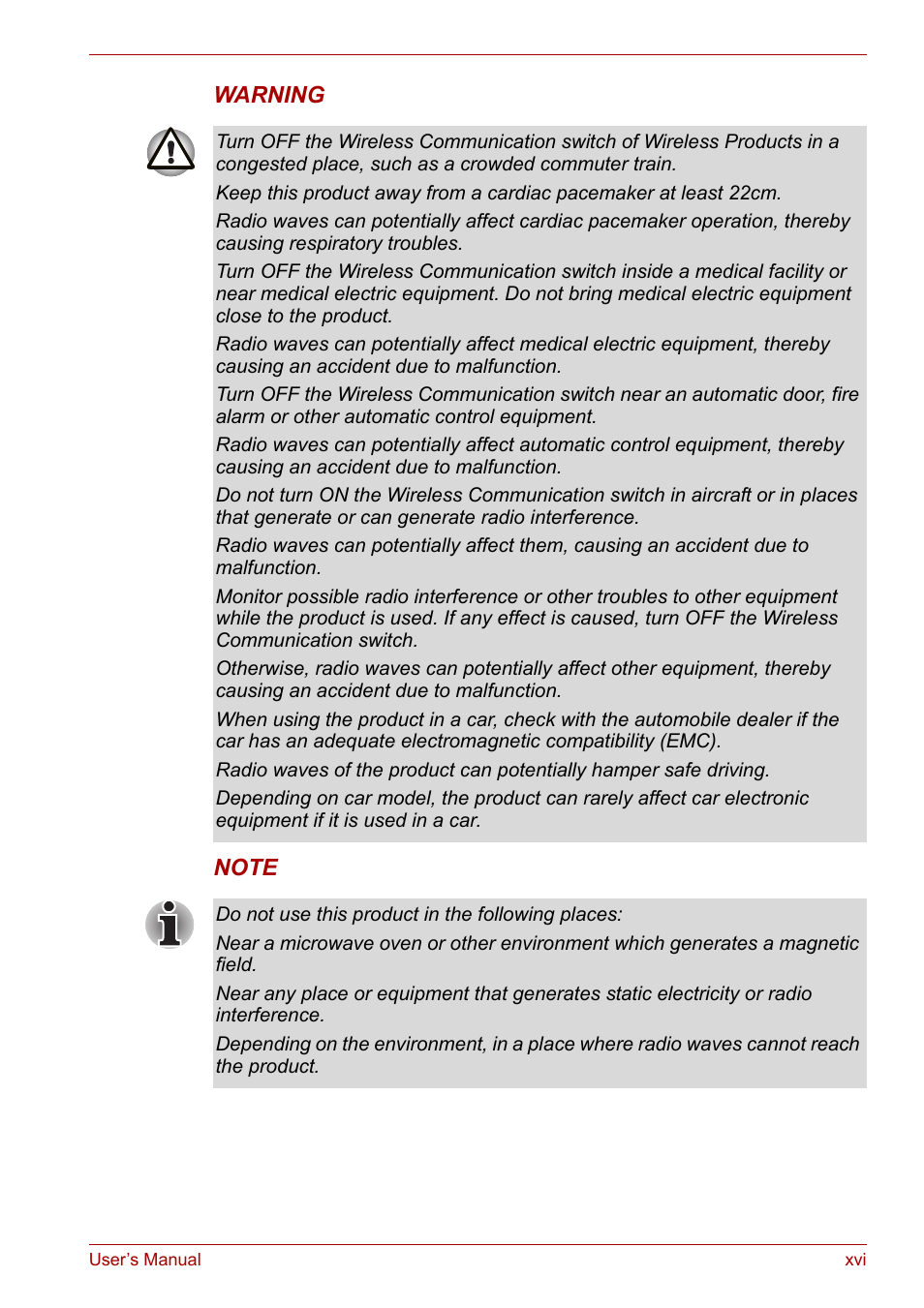 Toshiba Satellite L30 (PSL30) User Manual | Page 16 / 150